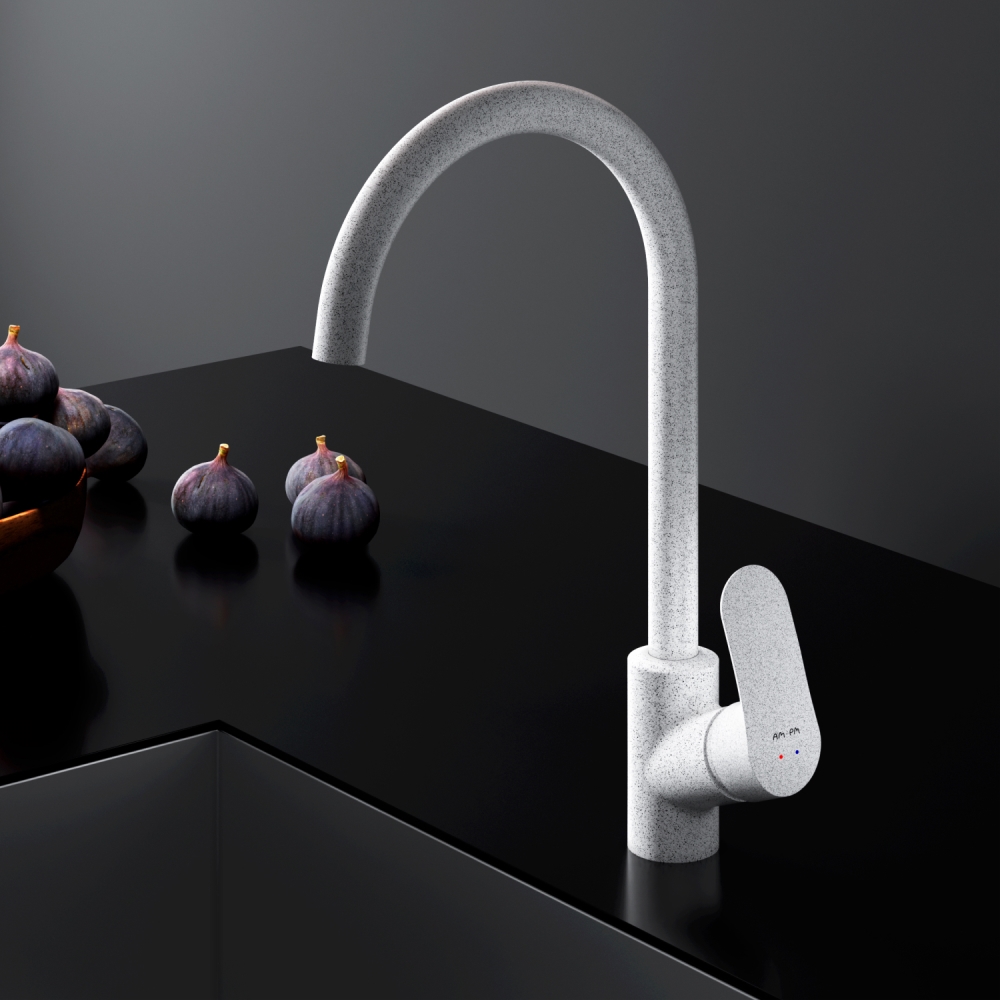 F8007133 Like смеситель для кухни, элегантный белый, шт