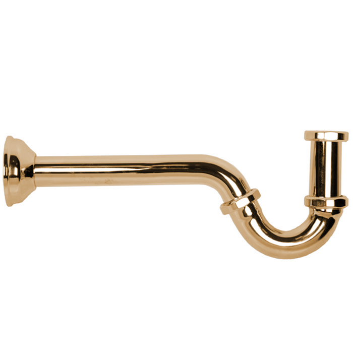 Kerasan retro сифон для биде 310мм, золото