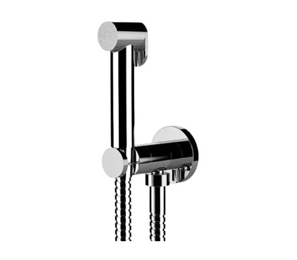 Душевой набор гигиенический скрытого подключения (лейка/шланг/держатель) cr хром remer