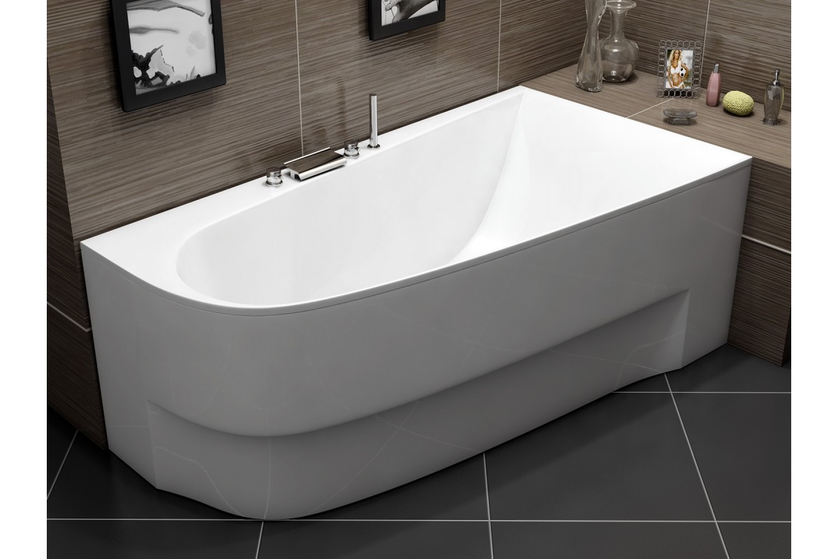 Ванна акриловая правосторонняя Vayer BOOMERANG Гл000010851, 150x90