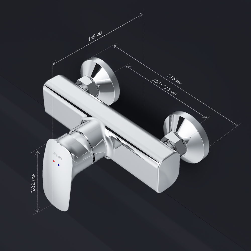 F71A20000 Spirit V2.1 смеситель д/душа, хром, шт