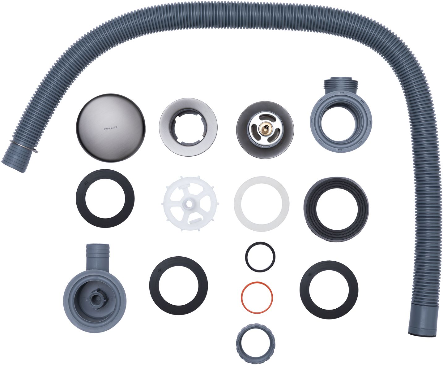 Слив-перелив для ванны allen brau priority 5.31027-mg графит браш