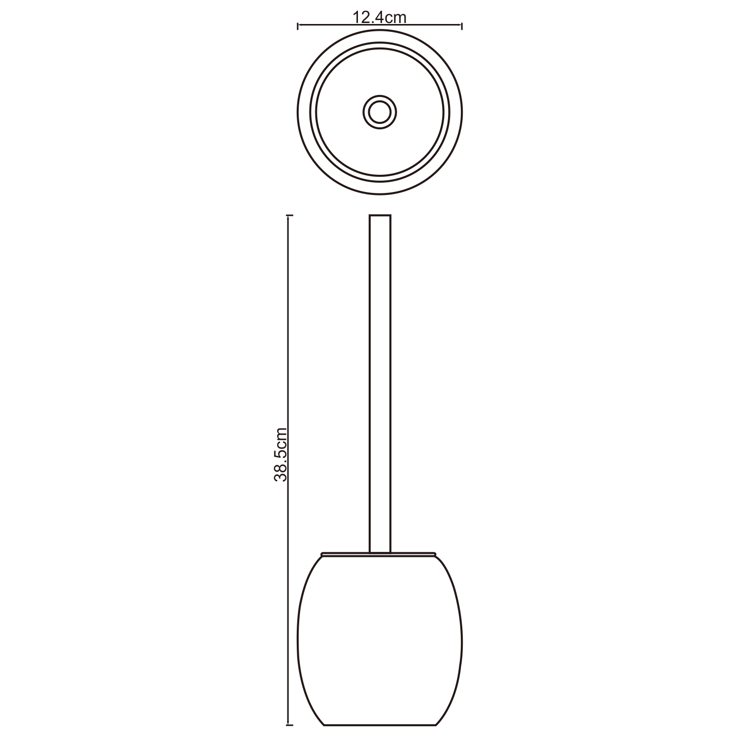 Ruwer k-6727 щетка для унитаза