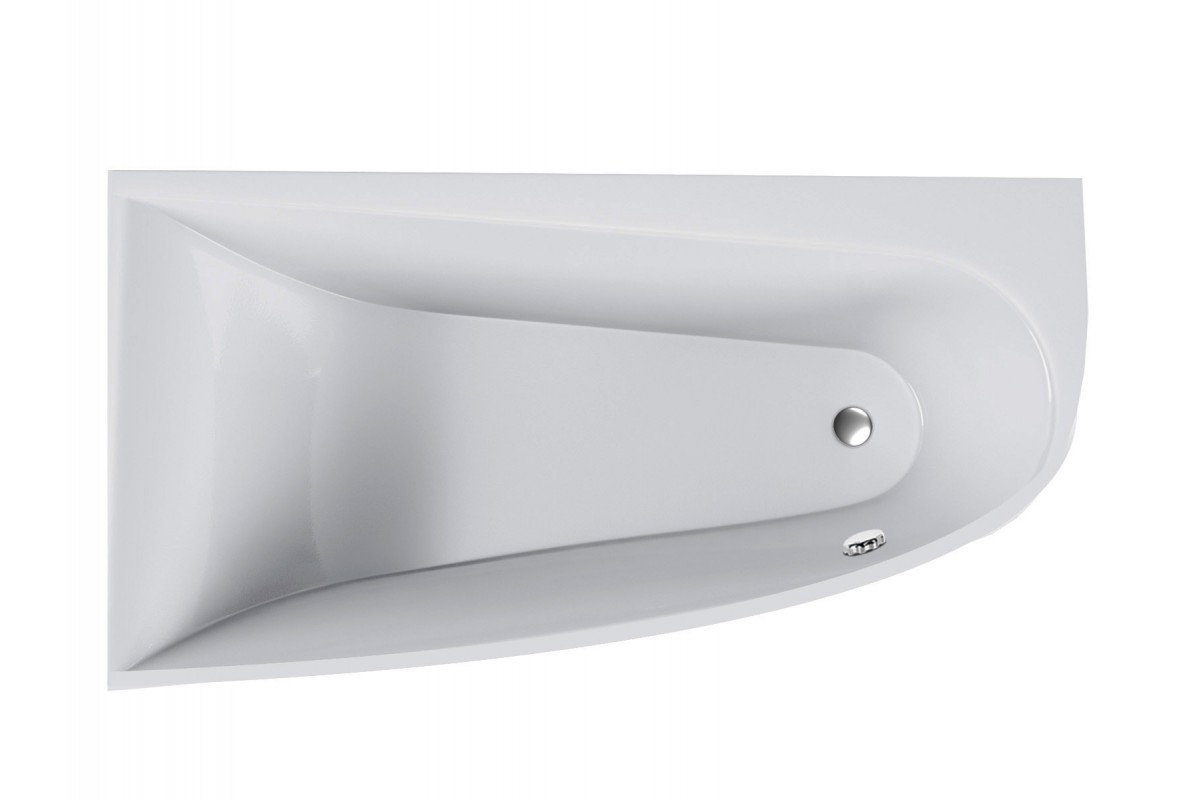 Ванна акриловая левосторонняя Vayer BOOMERANG Гл000010190, 180x100