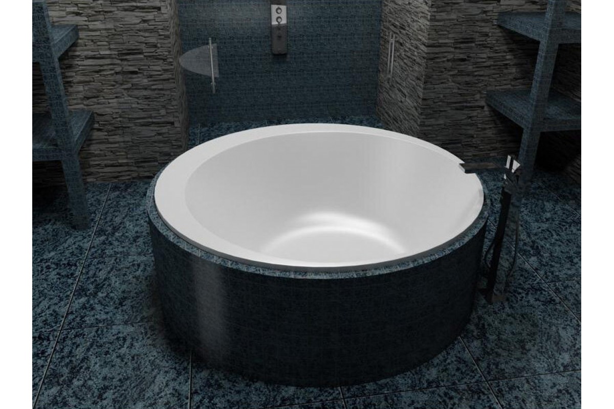 Ванна акриловая встраиваемая Vayer BOOMERANG Гл000010857, 160x160