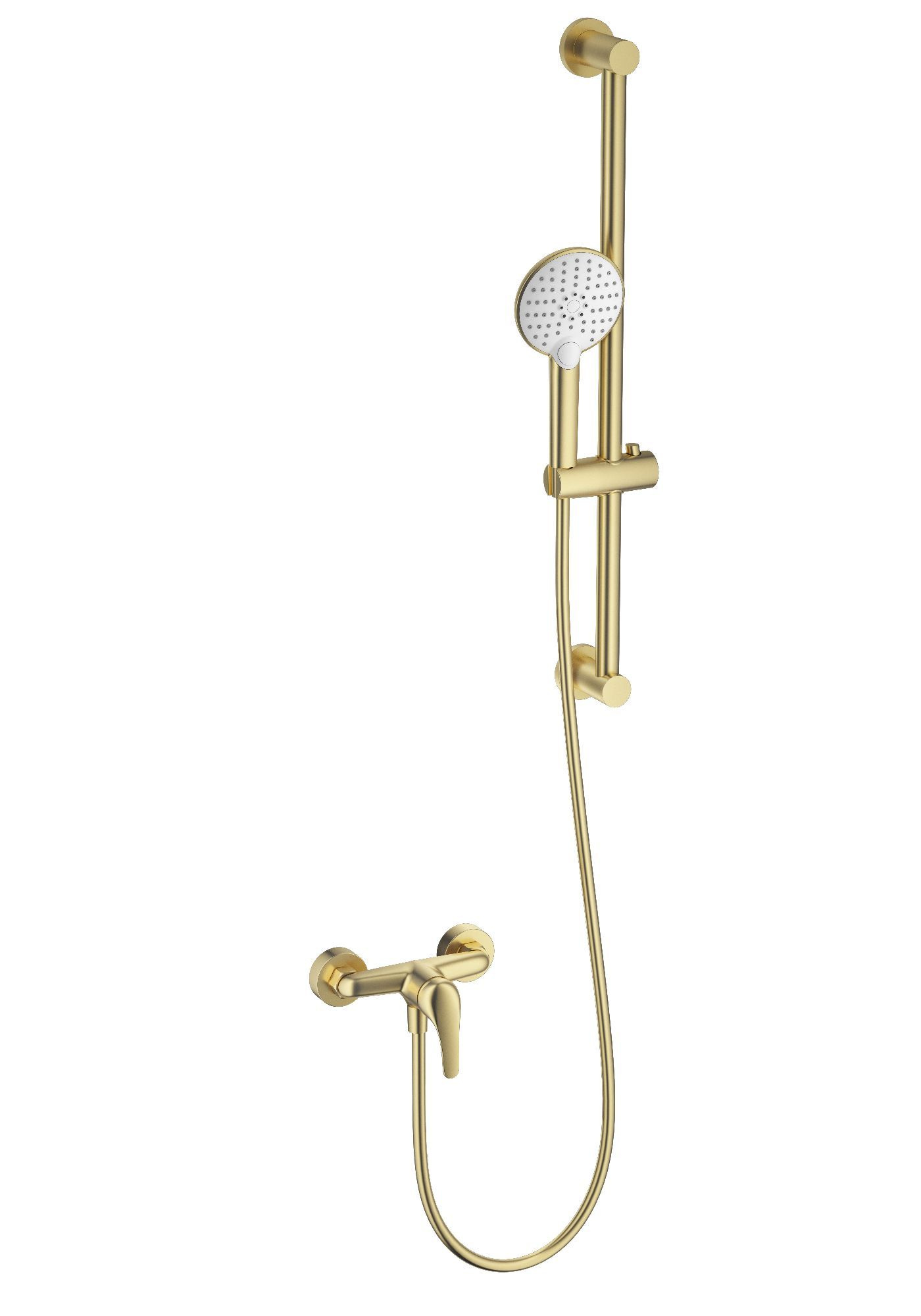 Смеситель для душа с гарнитуром wonzon & woghand, брашированное золото (ww-4570-bg) Смеситель для душа с гарнитуром wonzon & woghand, брашированное золото (ww-4570-bg)