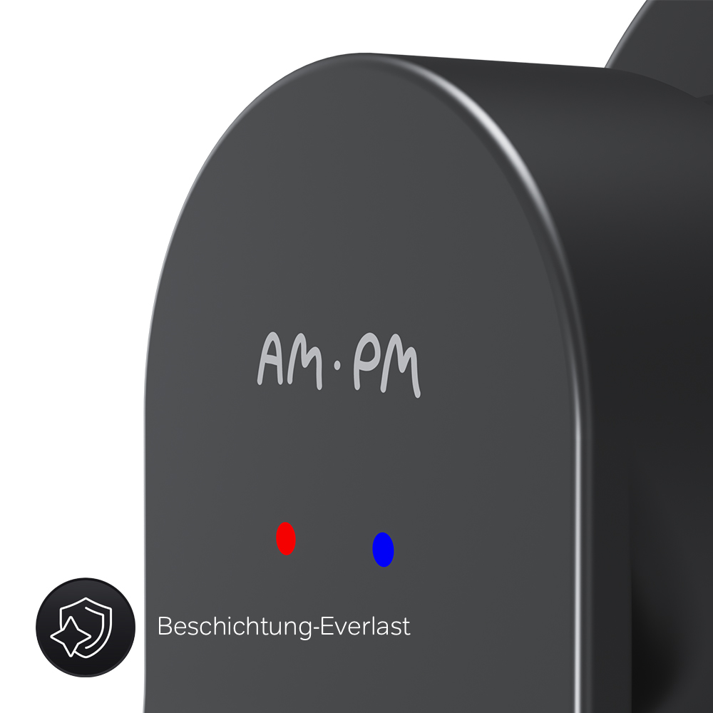 F85A65022 X-Joy, cмеситель д/душа монтируемый в стену, черный, шт.