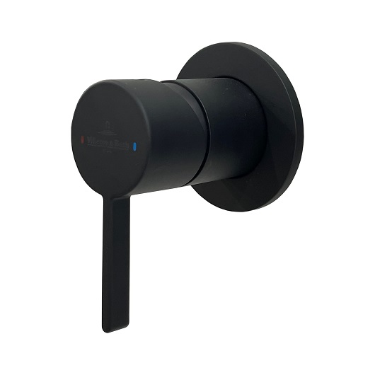 TVS106002000K5 Однорычажный смеситель скрытого монтажа черный матовый