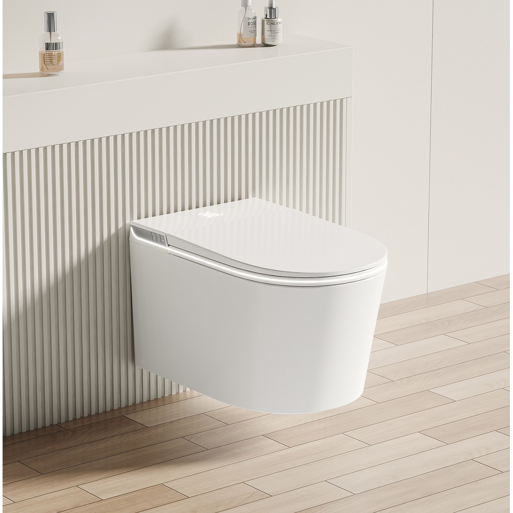 Унитаз подвесной allen brau smart 4.i1001.20 белый, с функцией биде