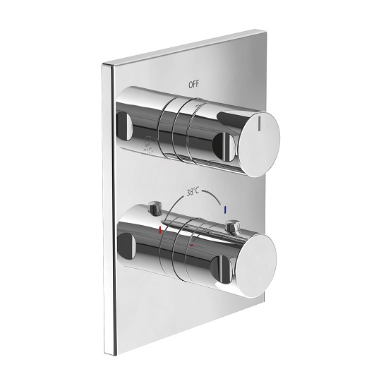 TVD00065200061 Термостат с регулировкой подачи воды на один источник хром