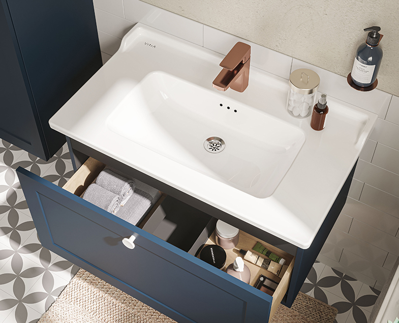 Смеситель root square для раковины, медь