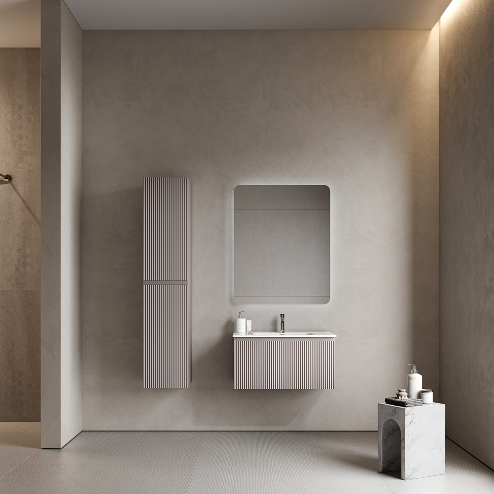Тумба подвесная SANCOS Snob R 1.0 790х445х406, c одним ящиком оснащенным доводчиками, Doha Soft , арт.SNR1.080SM