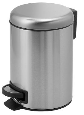 Ведро напольное potty никель брашированный gedy