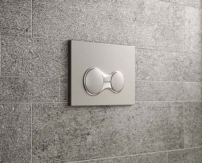 Sirius кнопка смыва, цвет глянцевый хром