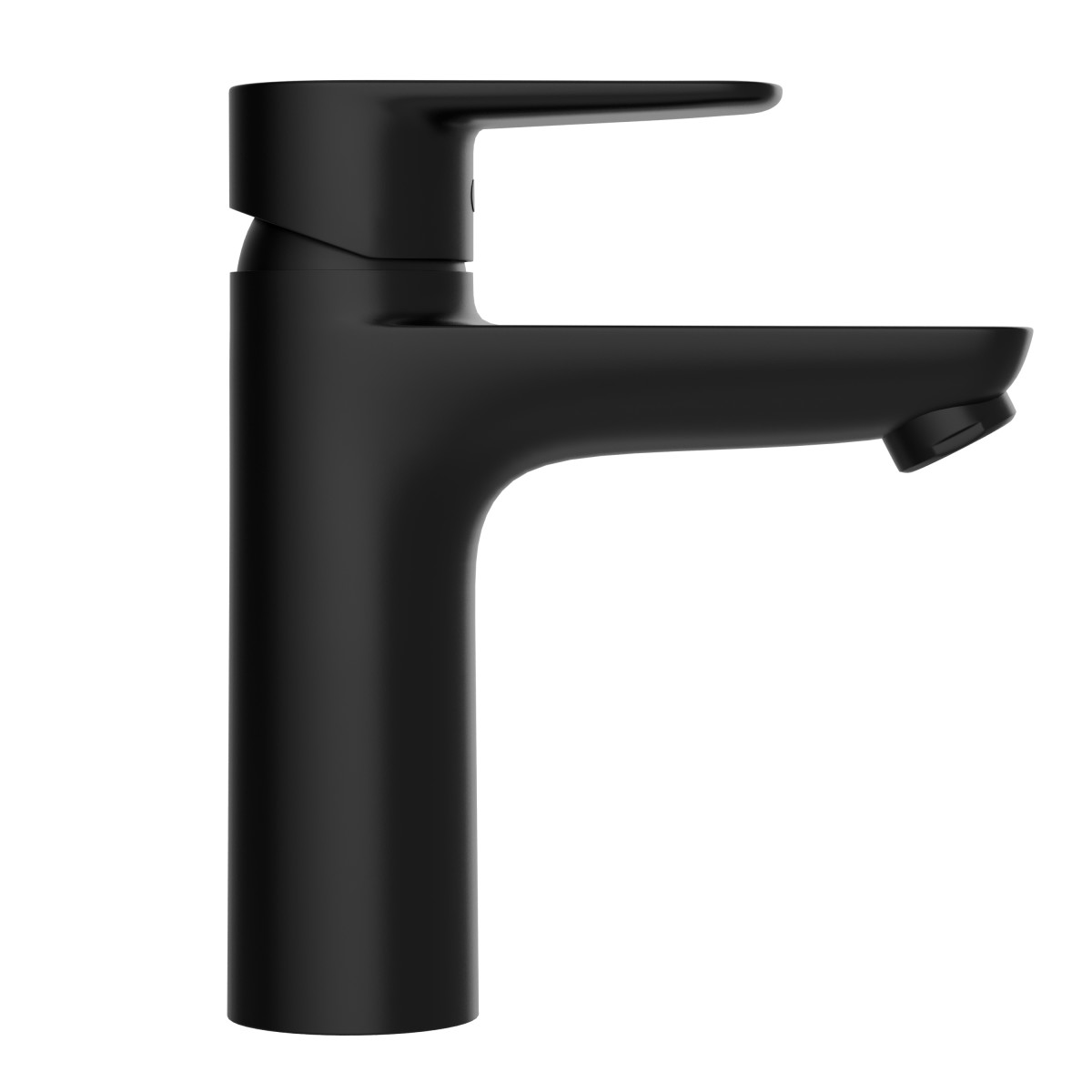 Смеситель для раковины VitrA Flow Soft A4300936EXP однорычажный матовый черный латунь