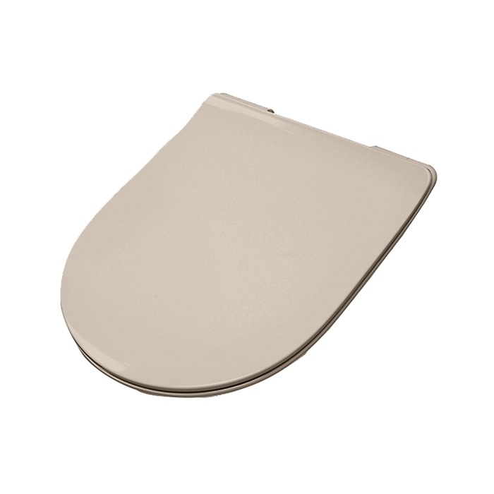 Сиденье с крышкой для унитаза с микролифтом серый матовый file 2.0 artceram