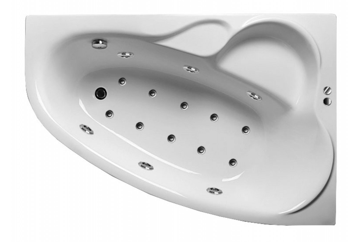 Ванна акриловая правосторонняя Relisan ARIADNA Гл000001417, 145x95