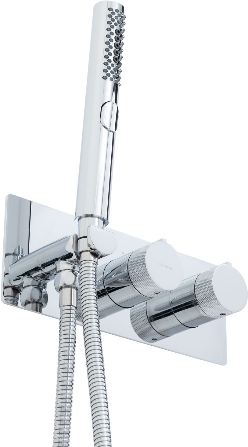 Смеситель для ванны Allen Brau Liberty 5.33009-00 (с внутренней частью, 2 хода) хром