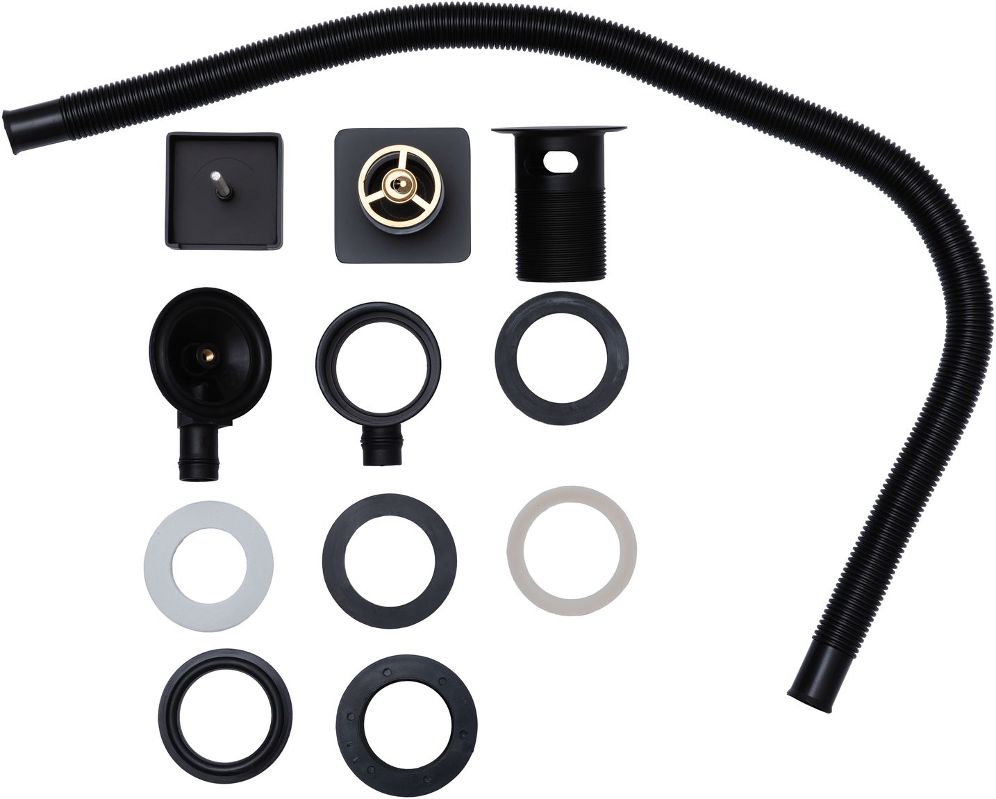 Слив-перелив для ванны allen brau infinity 5.21028-31 черный матовый