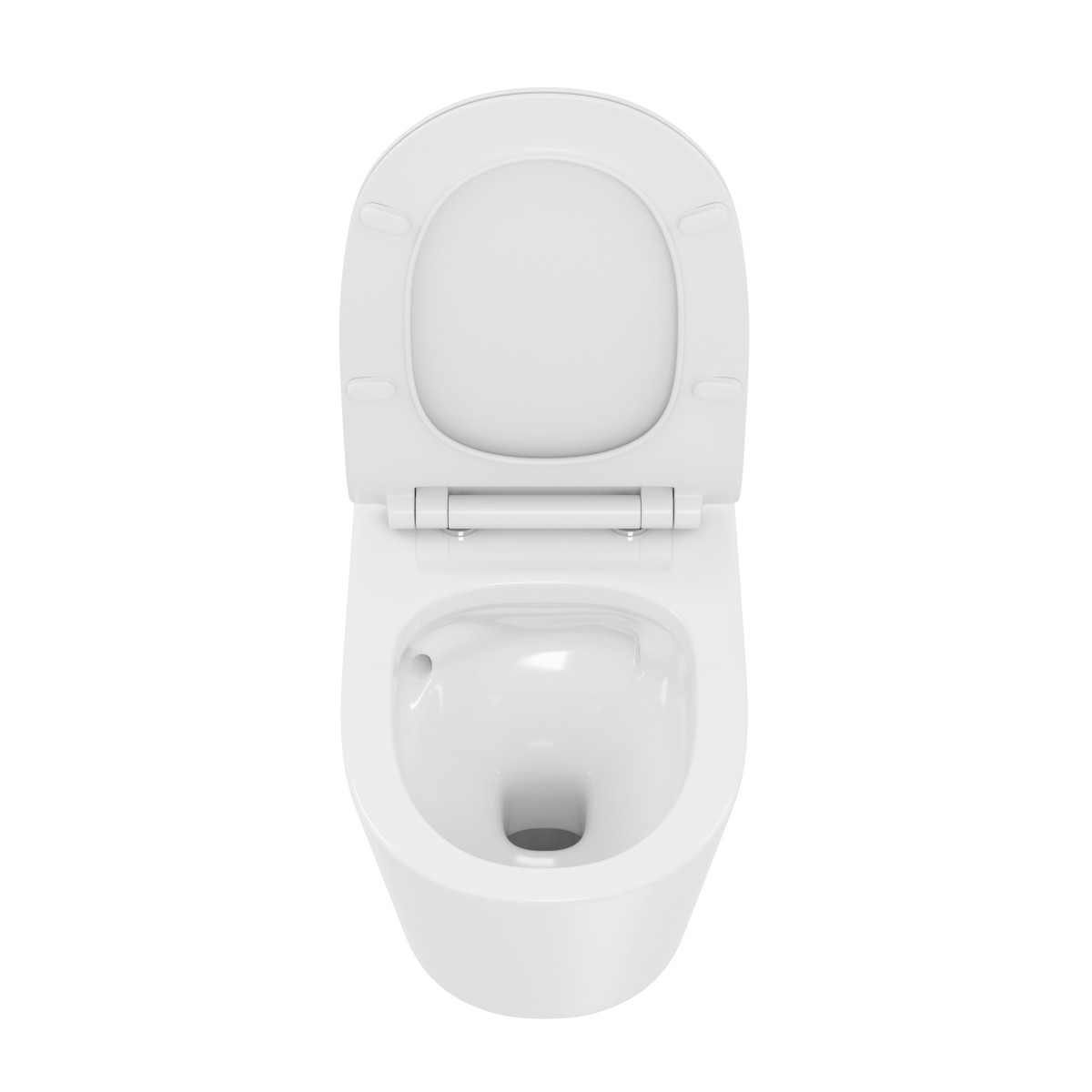 Подвесной унитаз VitrA M50 8302B003-6404 безободковый VortexFlush с сиденьем микролифт дюропласт белый санитарный фарфор
