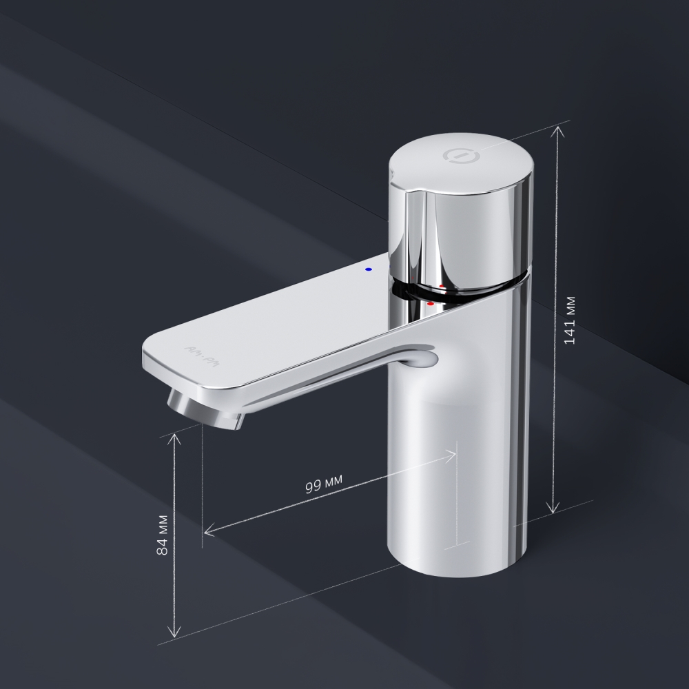 F85A02500_xxx  X-Joy, TouchReel смеситель для умывальника, хром, шт.