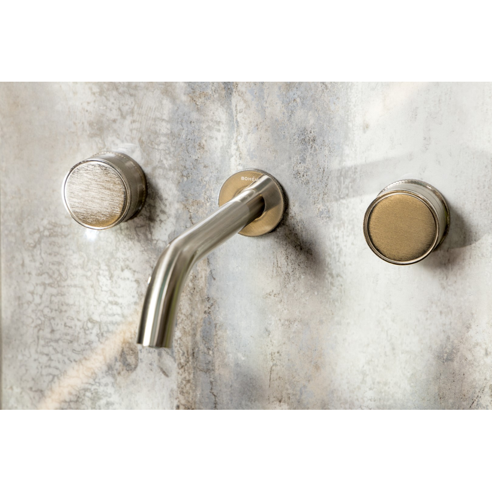 Смеситель из стены PRESTIGE на 3 отв. NICKEL BRUSH