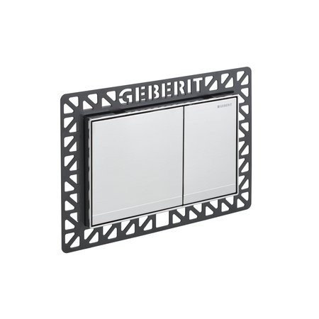 Кнопка смыва для инсталляции geberit sigma 60 белое стекло