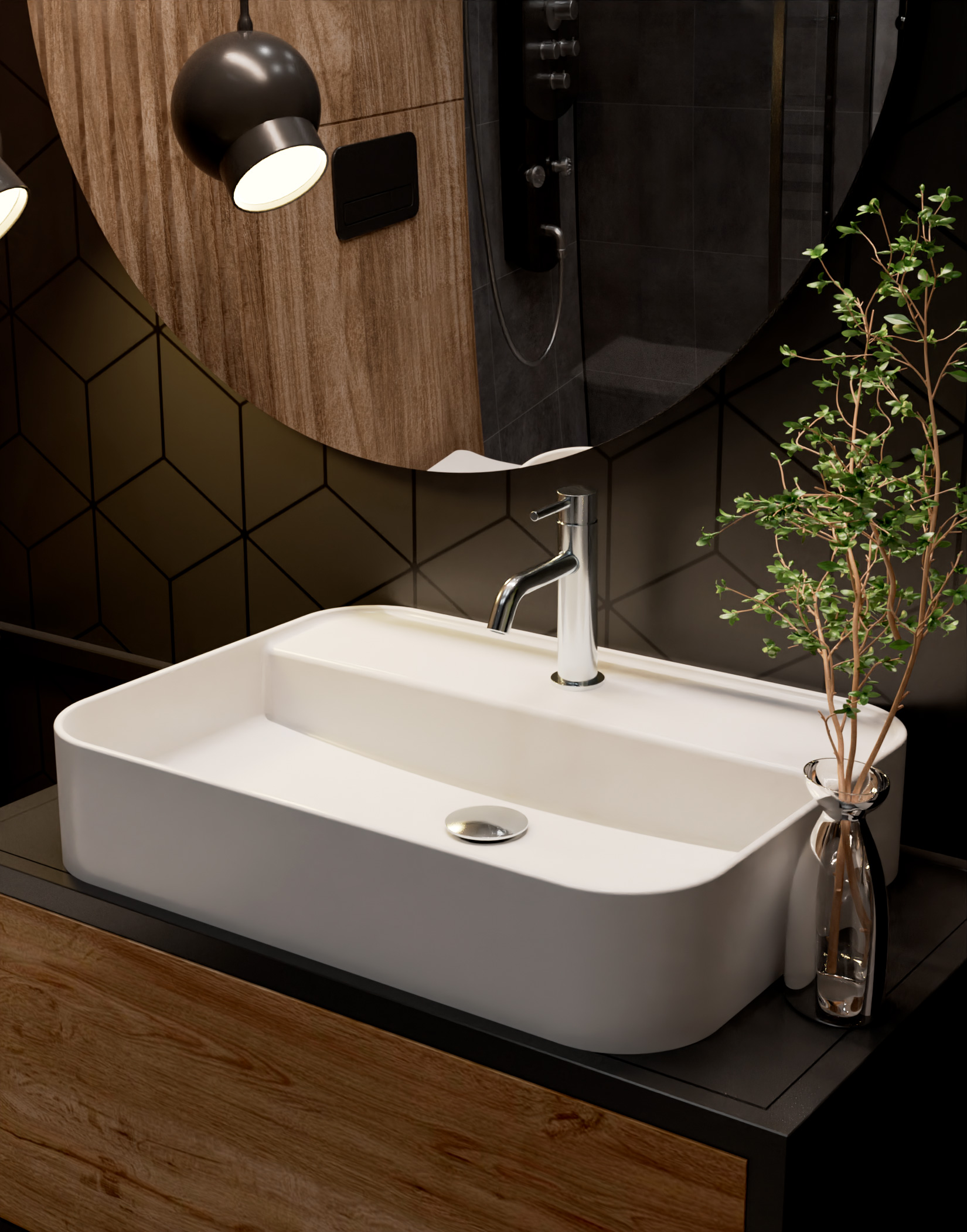 Aqm 6210cr siena смеситель для раковины однорычажный 82мм, хром