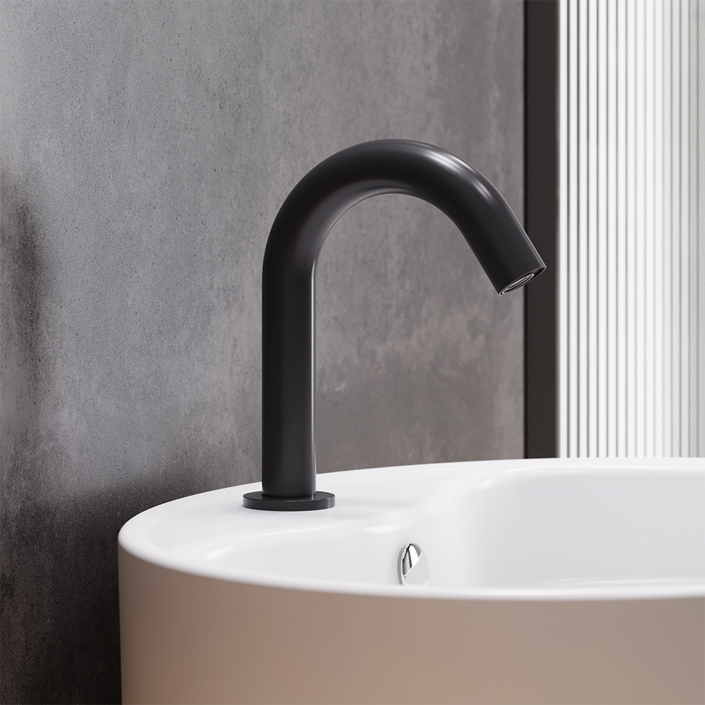 360290300 Scandinavian Pure, cенсорный смеситель для умывальника, чёрный