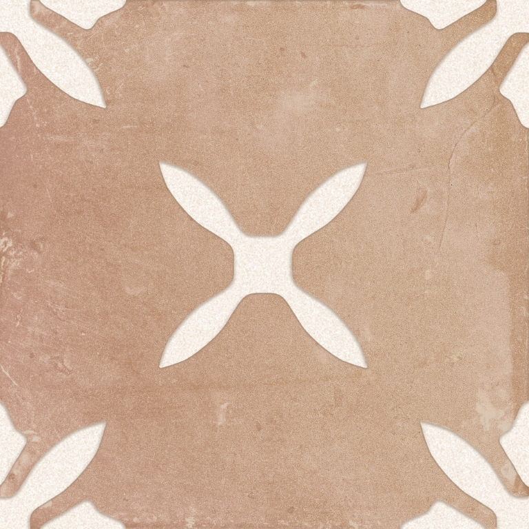 Керамогранит 40802 Pangea Clay Flower LT 22,3x22,3