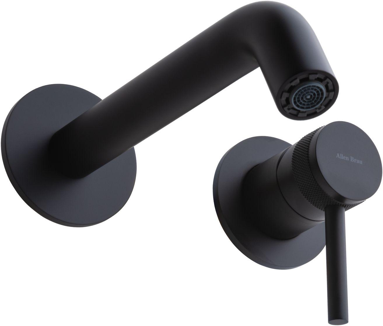 Смеситель для раковины Allen Brau Priority 5.31030-31 (с внутренней частью) черный матовый