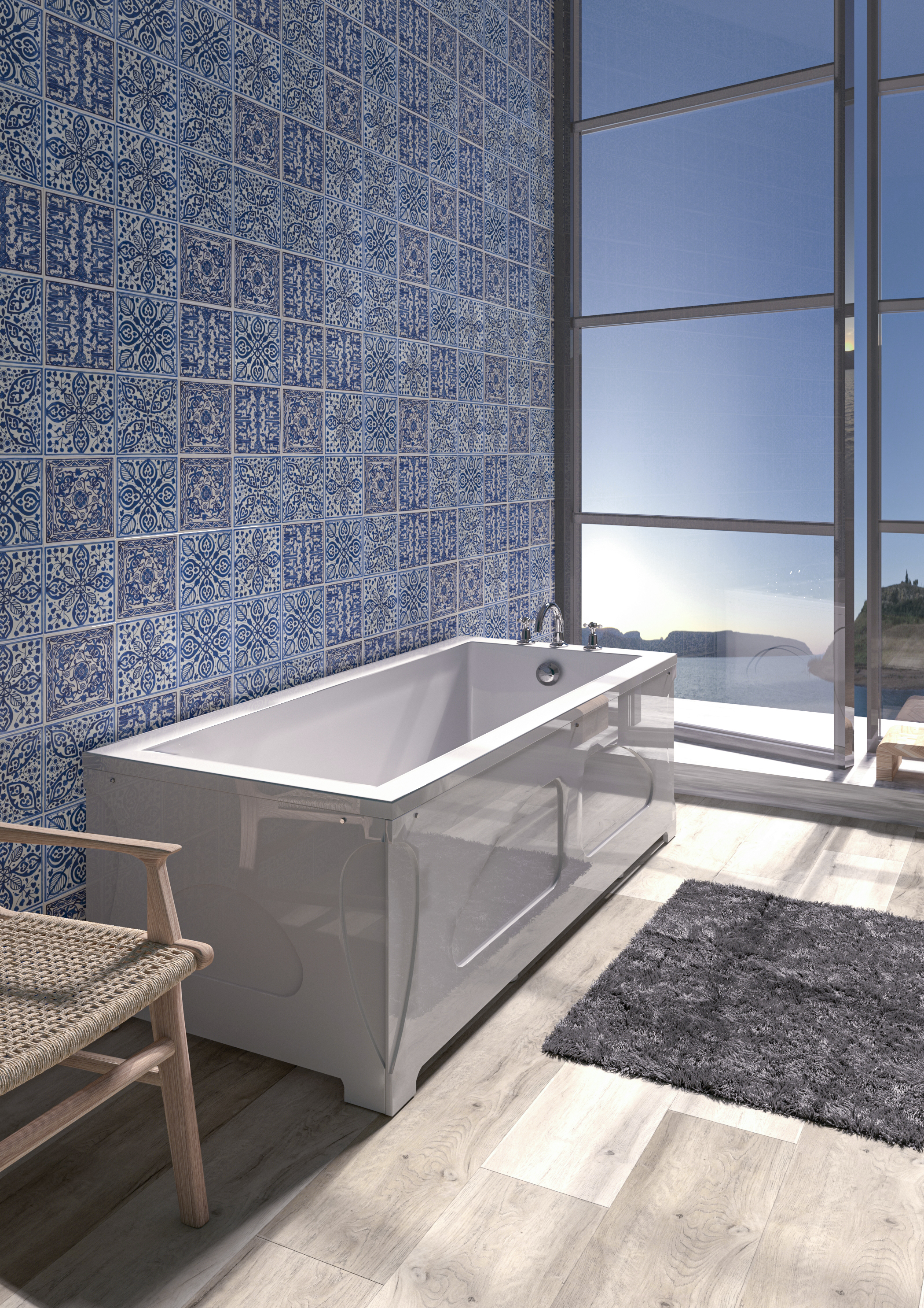 Ванна "delta 180 silk" 1800х800