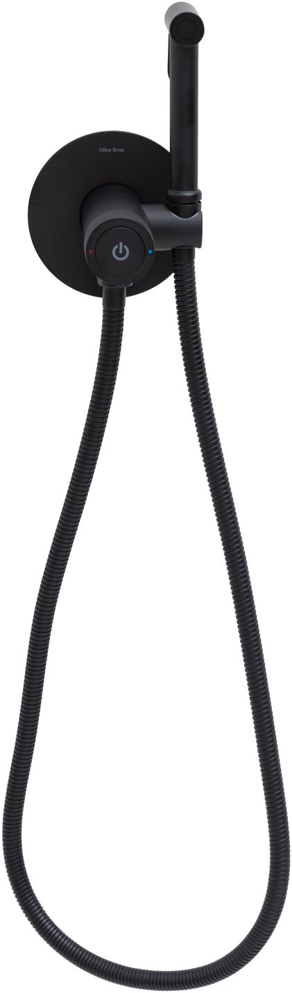 Смеситель с гигиеническим душем allen brau liberty 5.33005-31 (с внутренней частью) черный матовый