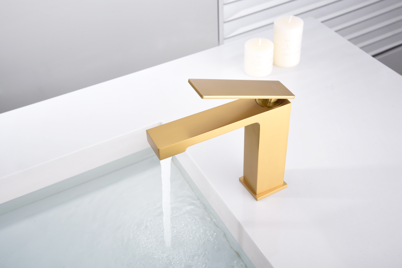 Смеситель для раковины imex pisa bdp048-1oc brushed gold pvd