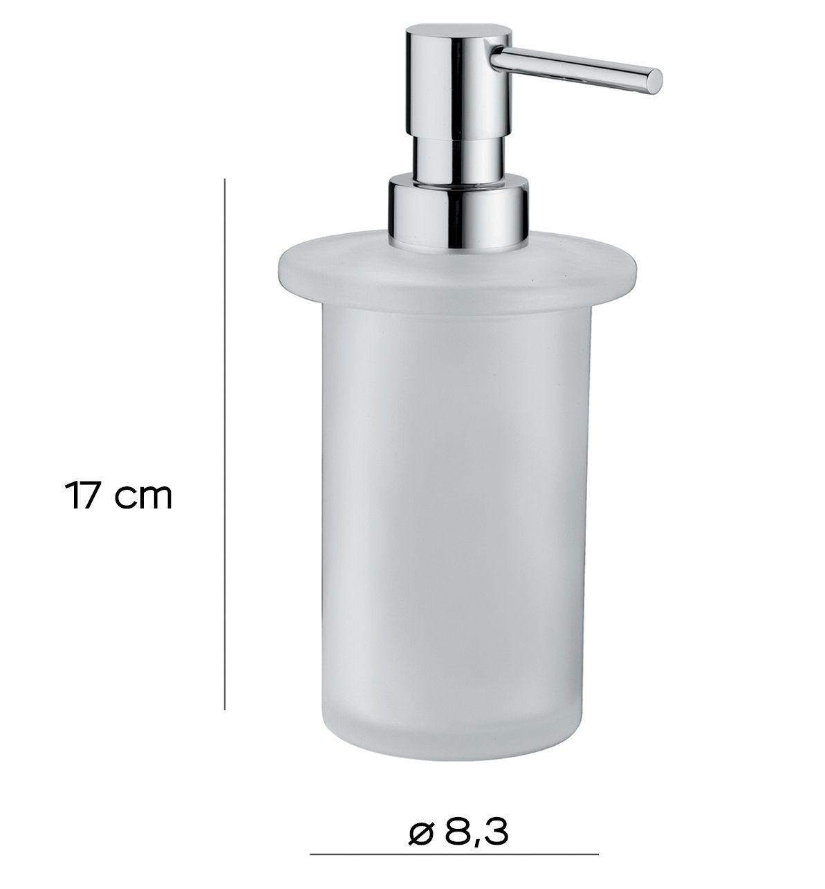 Дозатор для жидкого мыла настенный azzorre хром gedy
