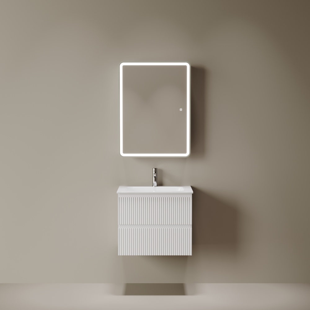 Зеркальный шкаф для ванной комнаты SANCOS Diva 600х149х800, с подсветкой, арт.DIV600