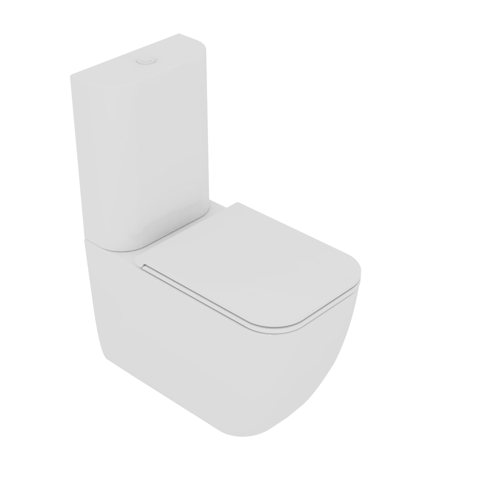 Чаша напольного унитаза gsg ceramic design brio brmbl000p, белый глянцевый