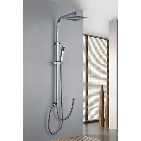 Душевая система настенная без смесителя imex minsk bdk010 chrome