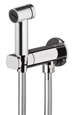 Гигиенический душ с прогрессивным смесителем скрытого монтажа (душевой шланг и скрытая часть в комплекте) minimal cr хром remer