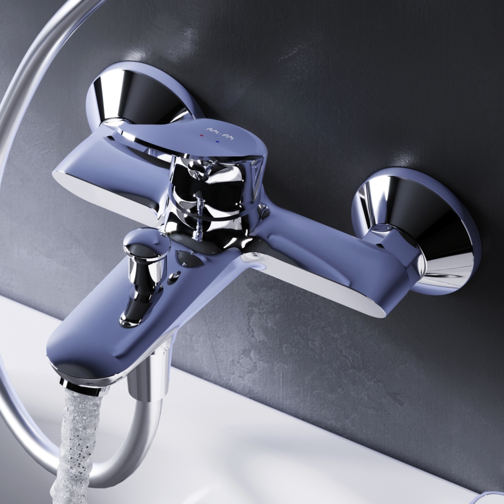 F85C10000 Sunny, смеситель для ванны и душа, хром, шт