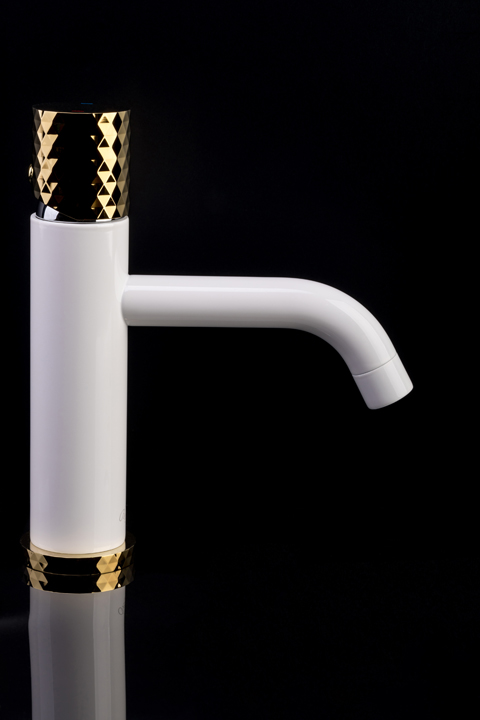 Смеситель STICK для умыв. низ. WHITE TOUCH CHROME_Комплект