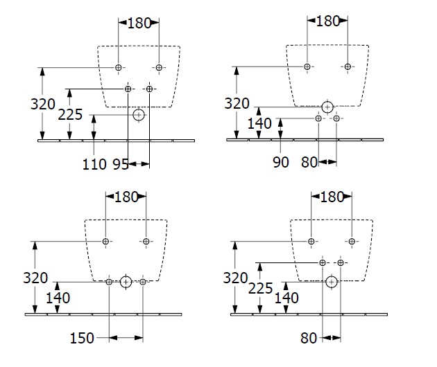 Биде, Villeroy&Boch, Subway 3.0, подвесной, шгв 375*560*270, цвет-альпийский белый