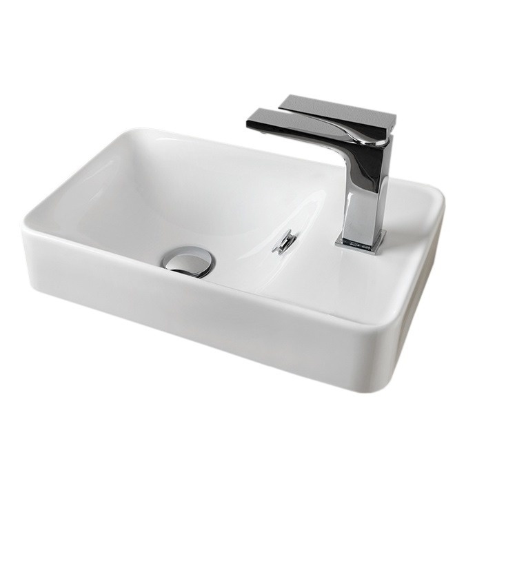 Раковина подвесная 100x450x275 белый глянцевый lavamani savon artceram