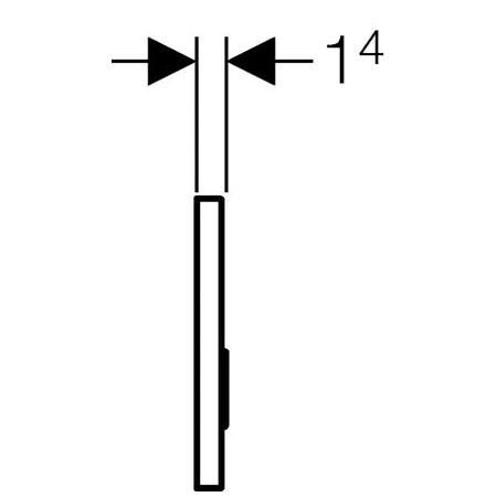 Кнопка смыва для инсталляции geberit sigma 50 хром