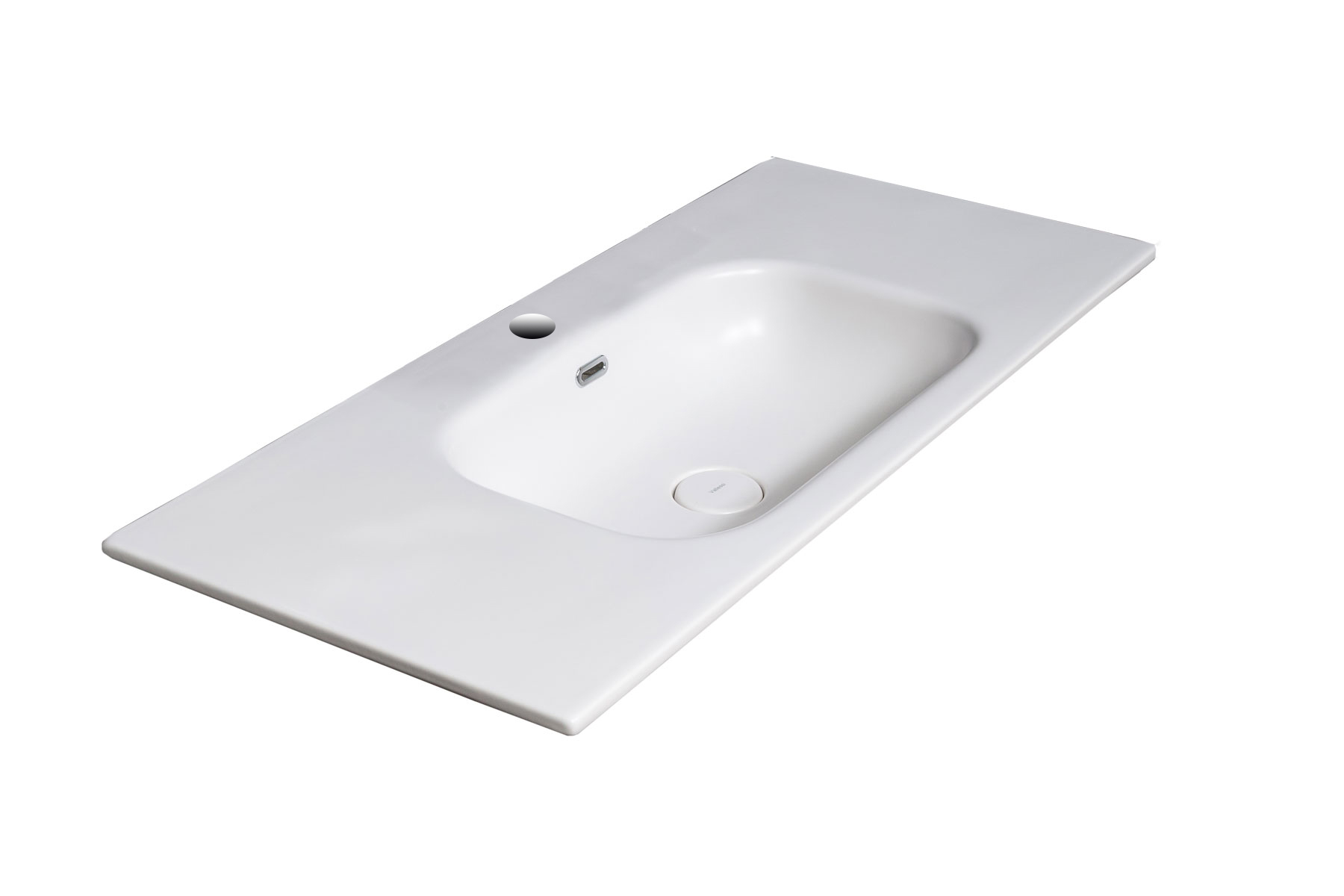 Раковина vallessi 838-100-wg, белый глянец.