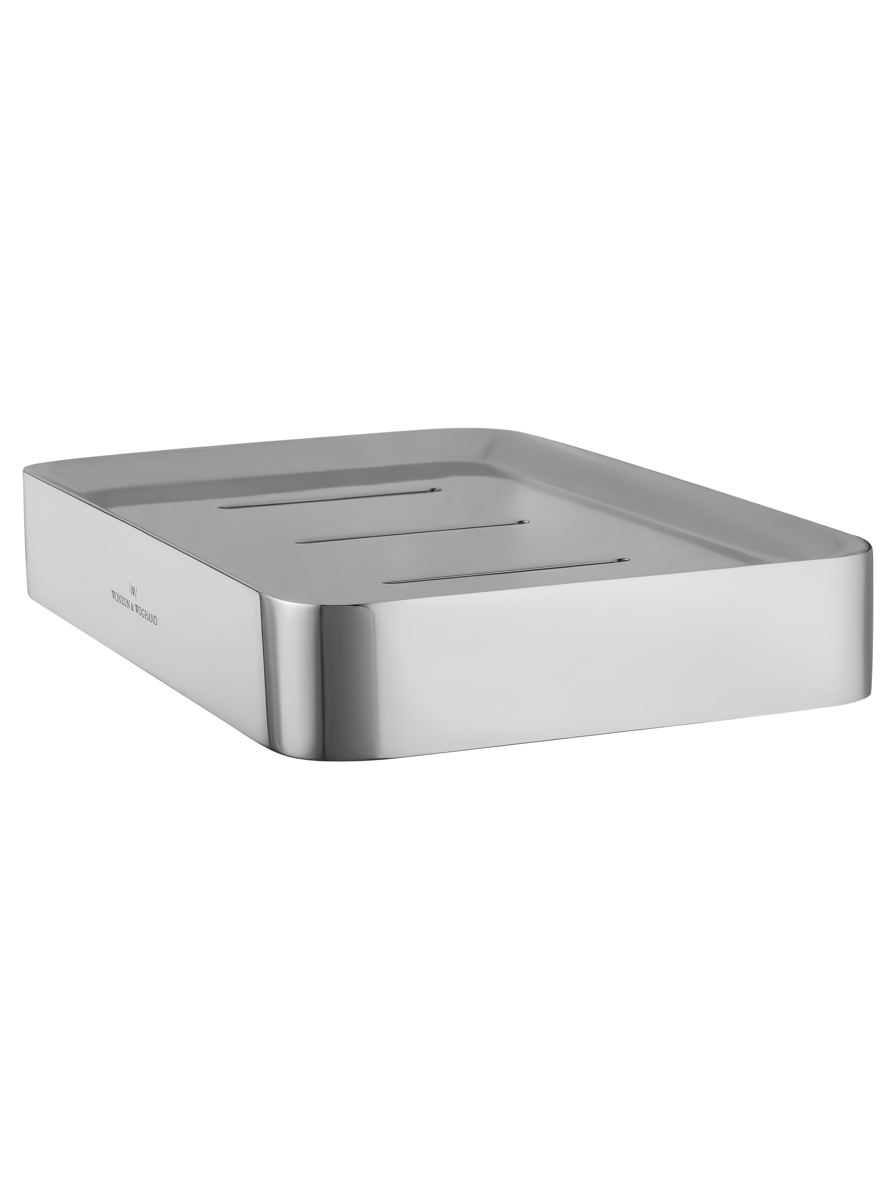 Мыльница с держателем wonzon & woghand lotte, хром (ww-8324)