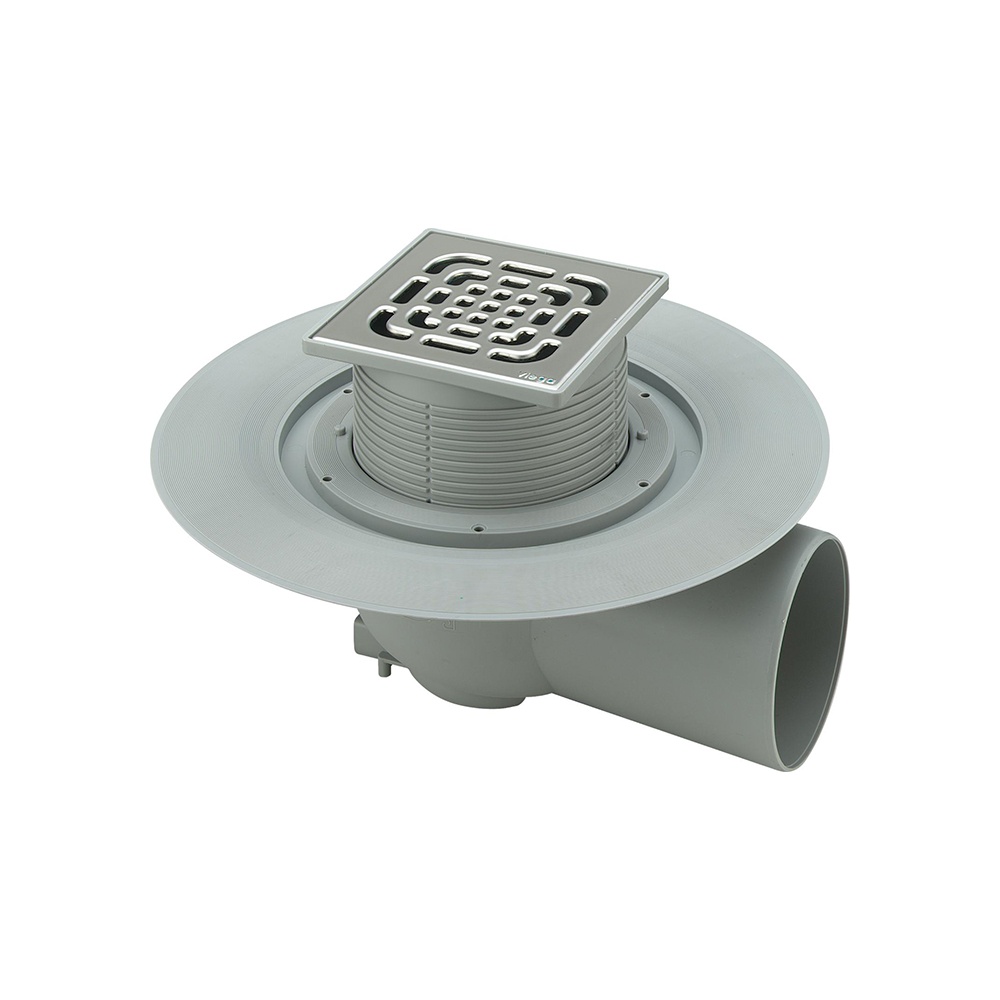 Viega Advantix 4955.1 арт. 557171 Душевой трап с декоративной панелью 150*150 мм (хром)