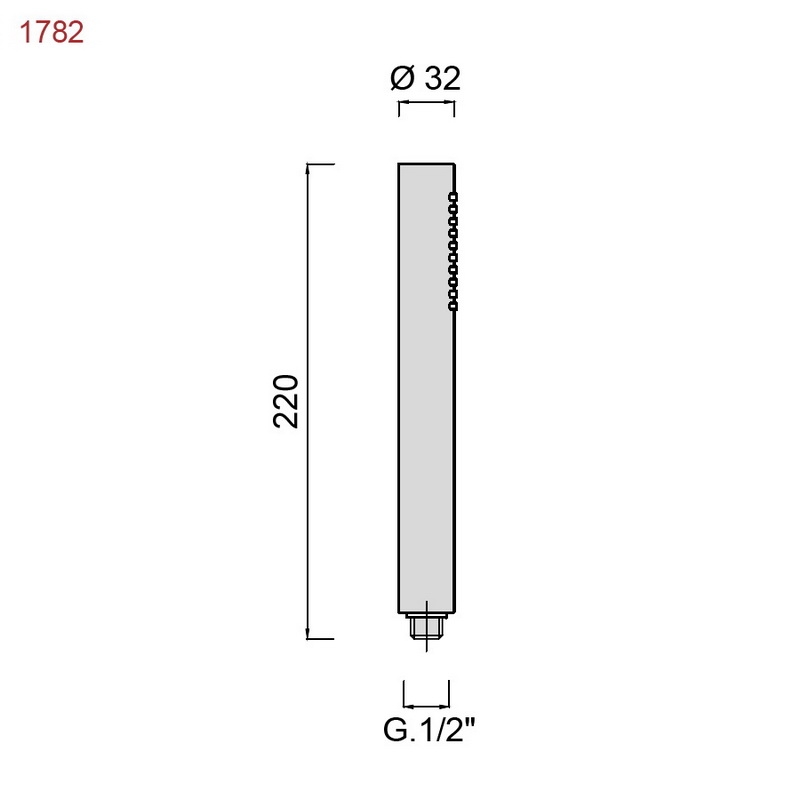 Ручная душевая лейка золото futuro giulini