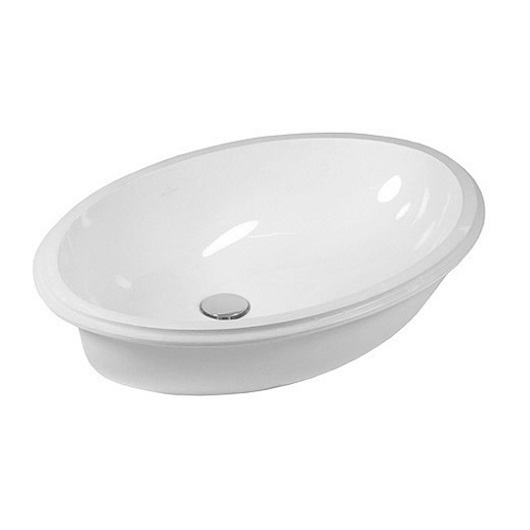 Раковина врезная снизу evana 570x410x215 белый глянцевый villeroy&boch