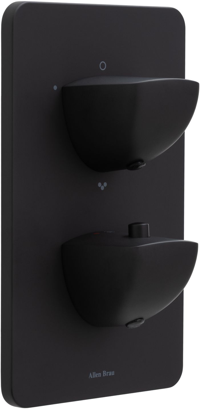 Смеситель для ванны Allen Brau Infinity 5.21316-31 (с внутренней частью, 3 выхода) черный матовый